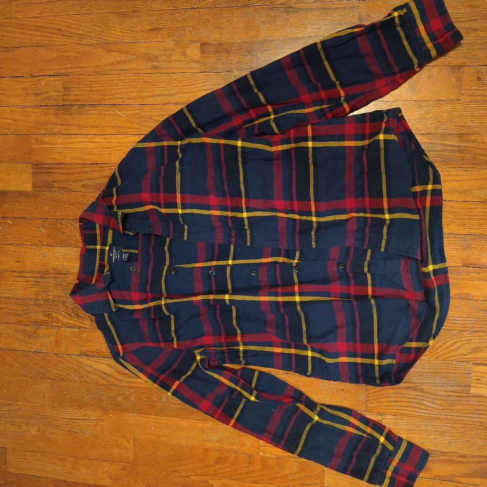 American Eagle Primary Color Flannel